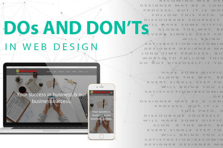 dos and don'ts in website