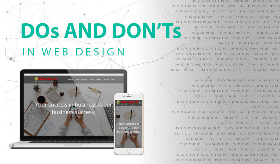 5 ESSENTIAL DOS AND DON’TS IN WEB DESIGN